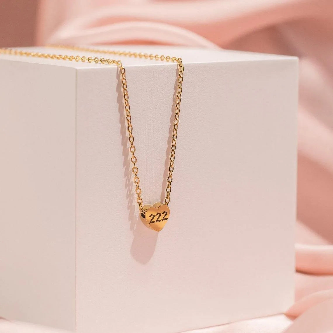 Angel digital love pendant necklace new product 11:11 points lucky collarbone chain