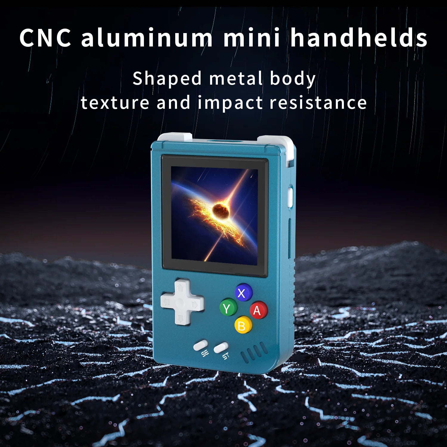 ANBERNIC G Nano Handheld Game Console Portable Retro Video Games Consoles Hand Held Aluminum Alloy CNC Music Player 1.54Inch IPS