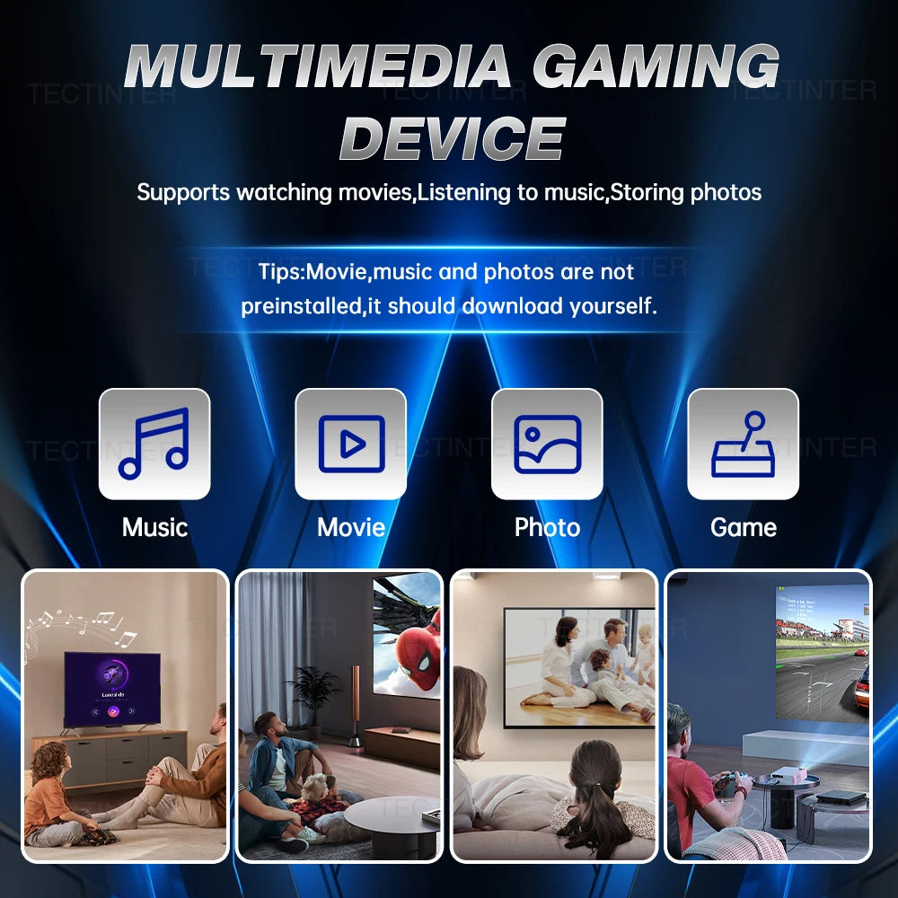 4K Game Stick Mini Video Games Consoles Video Game Player Built-in 40000 Games with 2.4G Double Wireless Controller Dropshipping