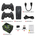 4K Game Stick Mini Video Games Consoles Video Game Player Built-in 40000 Games with 2.4G Double Wireless Controller Dropshipping