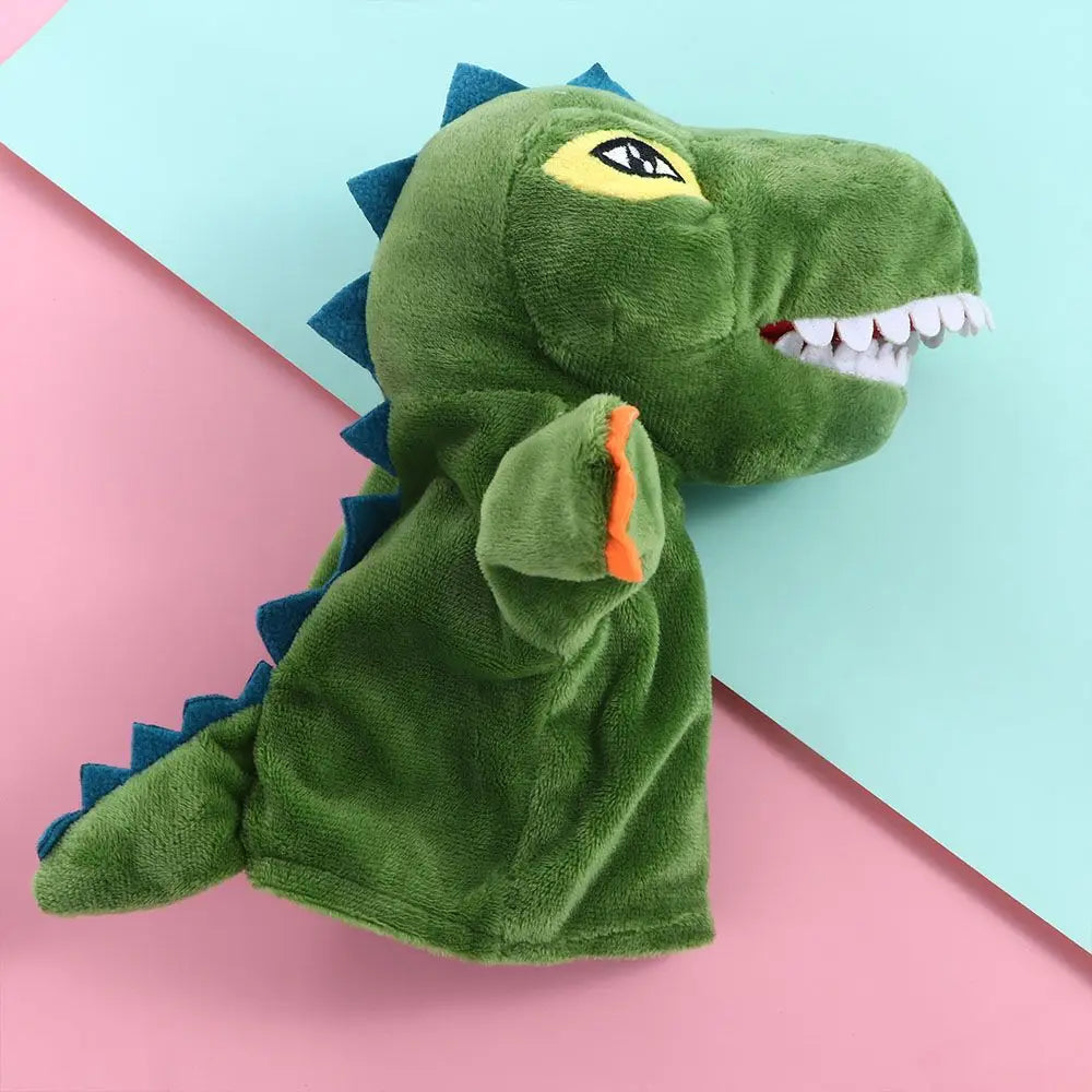 Educational  Stuffed Animals Dinosaur Stuffed  Bear Shark Animal Puppet Finger Puppet Hand Finger Puppet Plushed