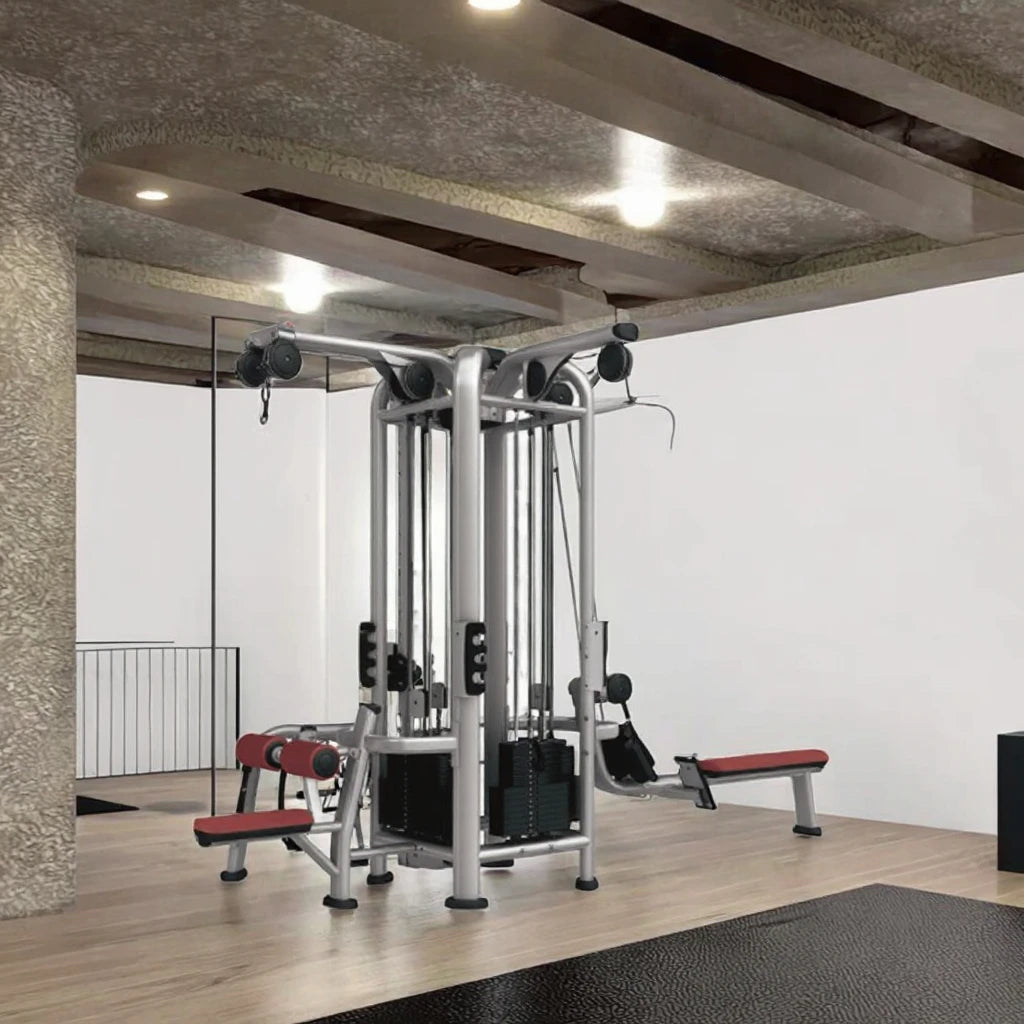 Commercial Home Use 4 Station Multi-Function Gym Equipment ABS Strength Training Workout Machines for Body Building