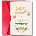 1pc Creative and interesting greeting cards, birthday gifts for family and friends Wedding Congratulations Card.