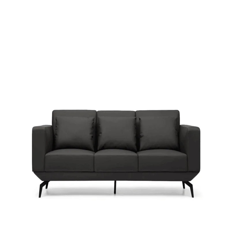 Direct Sales Business Reception PU Leather Office Sofa Set Furniture Wooden Frame Comfortable Luxury Office Sofa