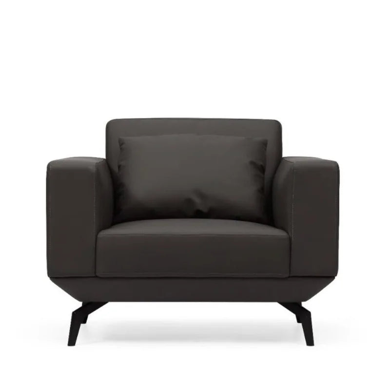 Direct Sales Business Reception PU Leather Office Sofa Set Furniture Wooden Frame Comfortable Luxury Office Sofa